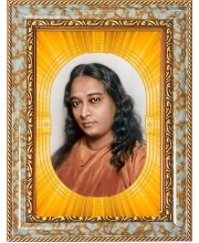  Paramahansa Yogananda Photo Frame | 5X7 Inch Black Designer Wall & Table Frame | Perfect for Gifting & Home Decor