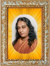  Paramahansa Yogananda Photo Frame | 5X7 Inch Black Designer Wall & Table Frame | Perfect for Gifting & Home Decor