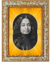  Paramahansa Yogananda Photo Frame | 5X7 Inch Black Designer Wall & Table Frame | Perfect for Gifting & Home Decor