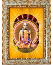  Srila Bhaktisiddhanta Saraswati Thakura Photo Frame | 5X7 Inch Black Designer Wall & Table Frame | Perfect for Gifting & Home Decor