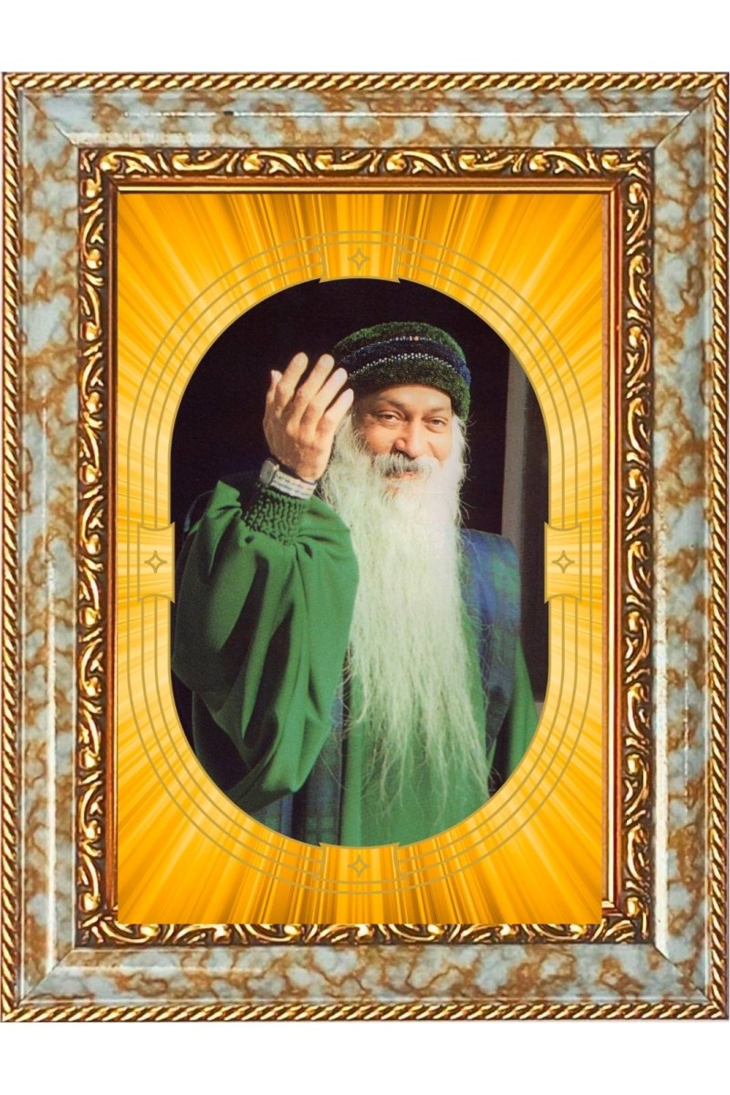  Osho Photo Frame | 5X7 Inch Black Designer Wall & Table Frame | Perfect for Gifting & Home Decor
