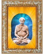   Lahiri Mahasaya Photo Frame | 5X7 Inch Black Designer Wall & Table Frame | Perfect for Gifting & Home Decor