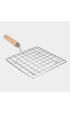 Stainless Steel Wire Roaster With Wooden Handle