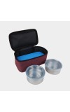 Steel Lunch Box, 3 Containers And 1 Bag Steel Lunch Box, 3 Containers And 1 Bag