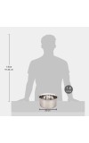 1.6 L Stainless Steel Patila