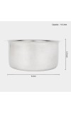 1.6 L Stainless Steel Patila