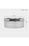 1.2 L Stainless Steel Poori Dabba 1.2 L Stainless Steel Poori Dabba