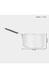 1.7 L Stainless Steel Saucepan