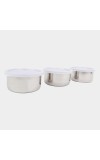300ml Stainless Steel Container Set of 3