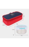 Steel Lunch Box, 2 Containers And Bag Steel Lunch Box, 2 Containers And Bag