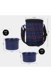 Steel Lunch Box, 3 Containers And 1 Bag Steel Lunch Box, 3 Containers And 1 Bag