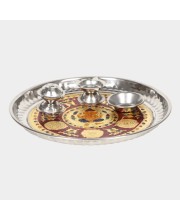 Steel Pooja Plate