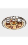 Steel Pooja Plate Steel Pooja Plate