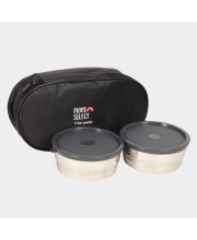 Steel Lunch Box - 2 Cotainers With 1 Bag