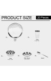 Steel Dinner Set 20 Pcs Steel Dinner Set 20 Pcs