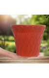 Brown Plastic Planter Brown Plastic Planter