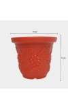 Brown Plastic Planter