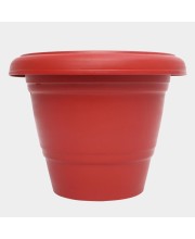 Red Plastic Planter