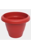 Red Plastic Planter