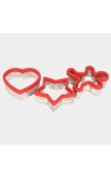 Steel Cookie Cutter Set of 3 Steel Cookie Cutter Set of 3