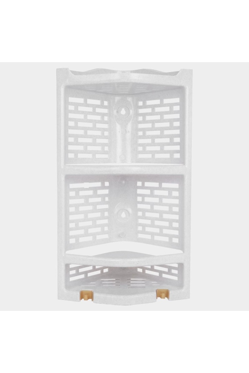 White Plastic Bathroom Stand