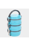 Plastic Lunch Box - 1 Container, 3 Steel Containers Plastic Lunch Box - 1 Container, 3 Steel Containers