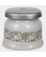 Grey Plastic Bath Stool