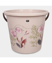 25L Brown Plastic Bucket