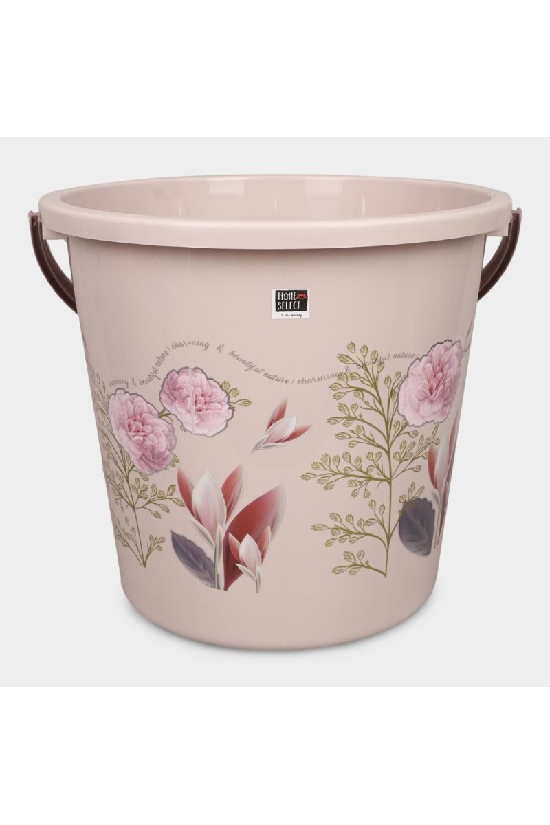 25L Brown Plastic Bucket