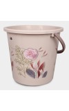 25L Brown Plastic Bucket