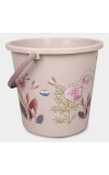 25L Brown Plastic Bucket