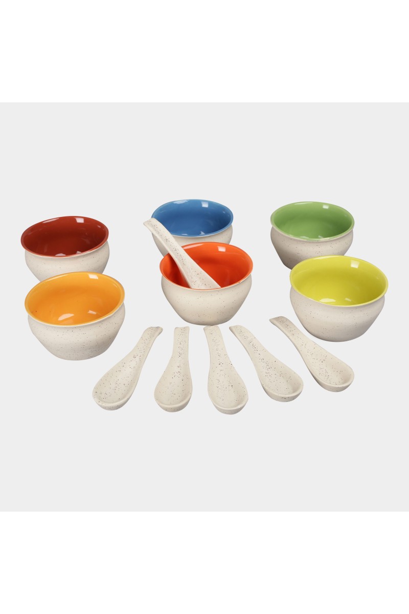 Home Finery                         Stoneware Soup Set of 6