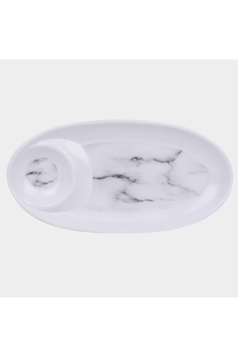 Home Finery                         Melamine Snack Plate