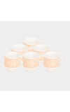 Home Finery                         120ml White Stoneware Cup Set of 6