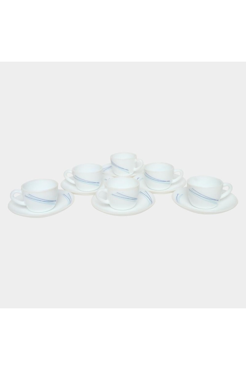 Cello                         130 ml Opalware Cup &amp; Saucer Set