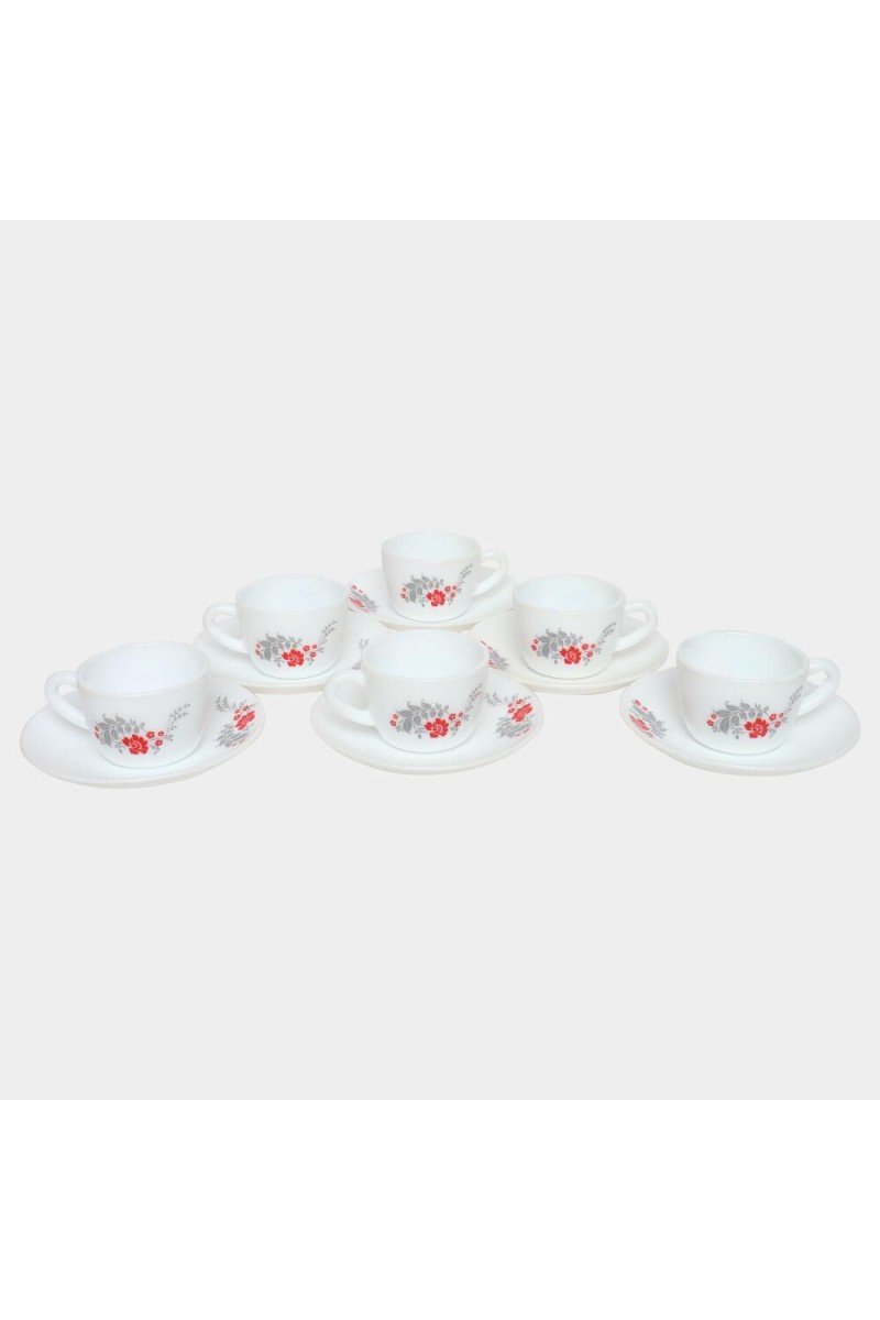 Cello                         130 ml Opalware Cup &amp; Saucer Set