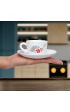 Cello 130 ml Opalware Cup & Saucer Set Cello 130 ml Opalware Cup & Saucer Set