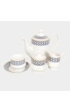 Home Finery                         120 ml Stoneware Tea Set