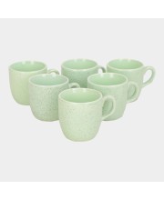 Home Finery 120 ml Stoneware Cup, Set of 6 Home Finery 120 ml Stoneware Cup, Set of 6