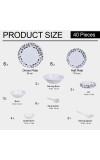 Home Finery Melamine Dinner Set 40 Pcs Home Finery Melamine Dinner Set 40 Pcs