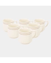 Home Finery 120 ml Stoneware Cup, Set of 6 Home Finery 120 ml Stoneware Cup, Set of 6