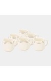 Home Finery                         120 ml Stoneware Cup, Set of 6