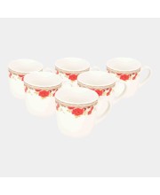 Home Finery 150 ml Bone China Cup, Set of 6 Home Finery 150 ml Bone China Cup, Set of 6