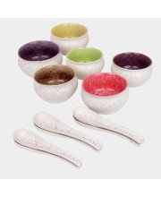 Home Finery                         Stoneware Soup Set of 6