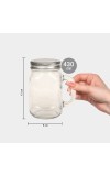 Home Finery 430 ml Glass Mason Jar Home Finery 430 ml Glass Mason Jar