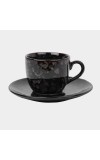 Home Finery 160 ml Stoneware Cup & Saucer Set Home Finery 160 ml Stoneware Cup & Saucer Set