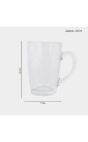 Home Finery                         220 ml Glass Mug Set of 6