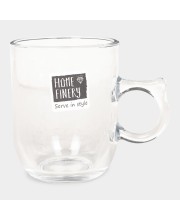 Home Finery                         250 ml Glass Coffee Mug