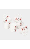 Borosil                         180 ml Opalware Mug Set of 6