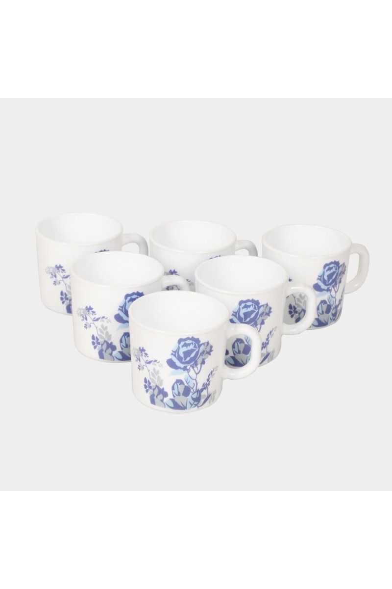 Borosil                         180 ml Opalware Mug Set of 6